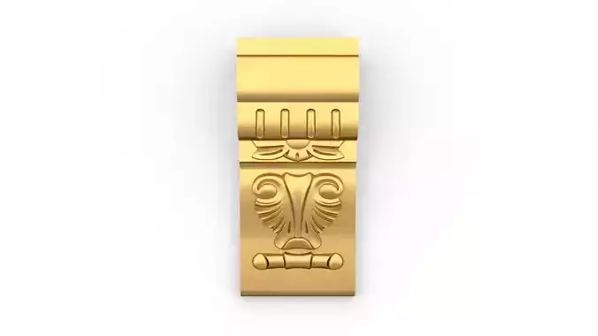 Carved Bracket 01 3D print model