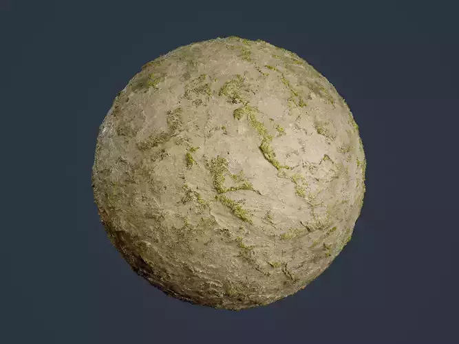 Rock Ground Stone Seamless PBR Texture 34