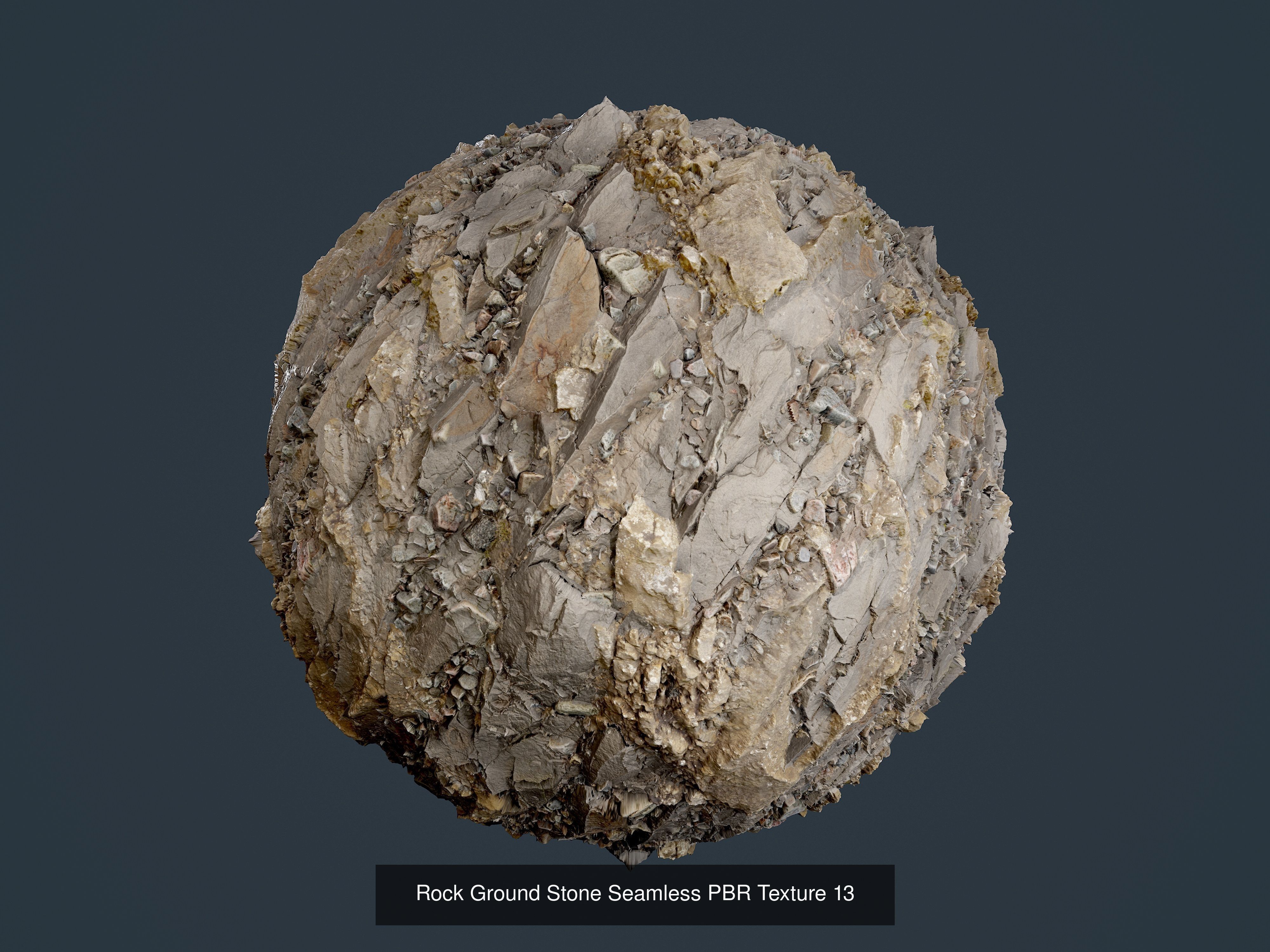 35 Rock Ground Seamless PBR Textures Texture_17