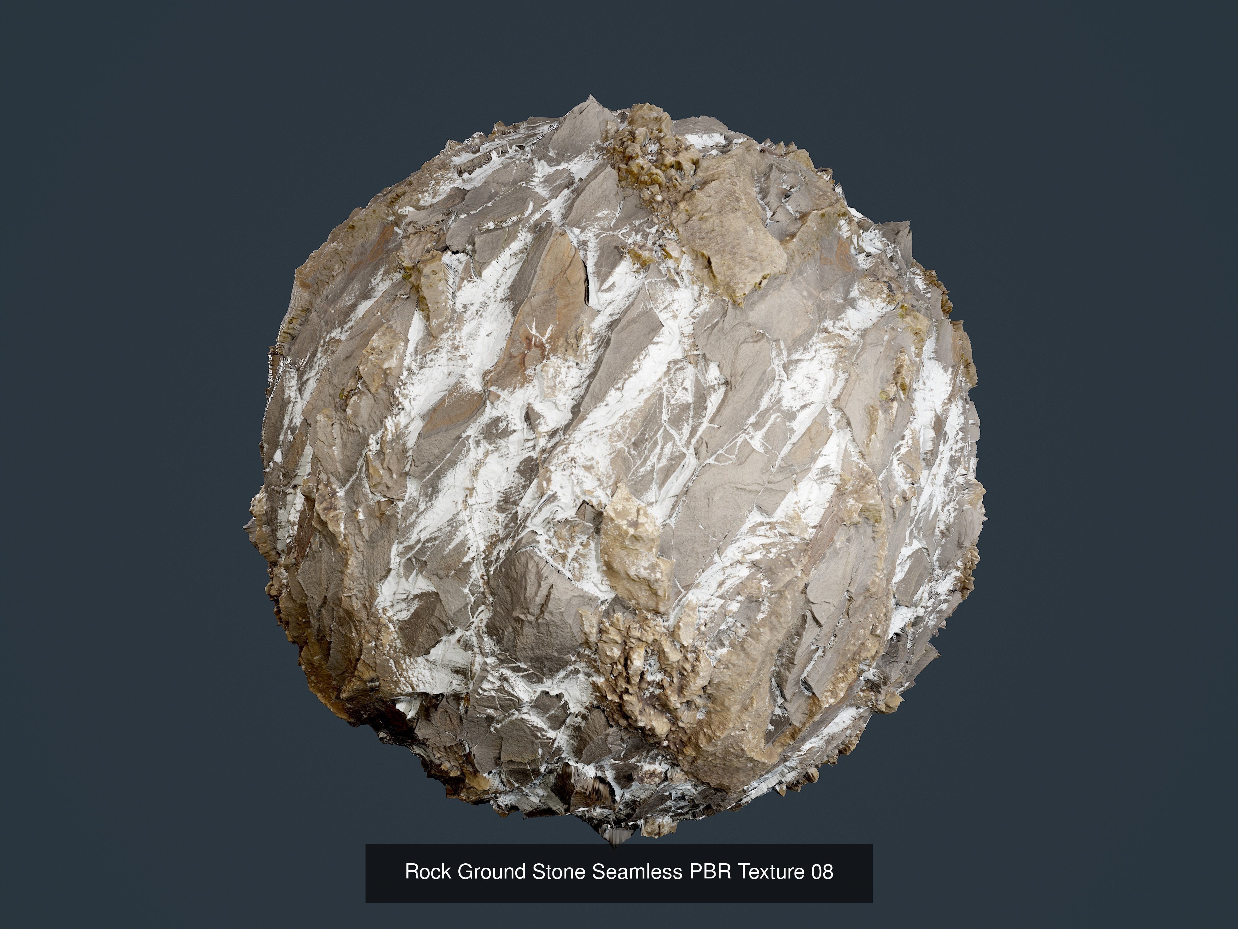 35 Rock Ground Seamless PBR Textures Texture_12