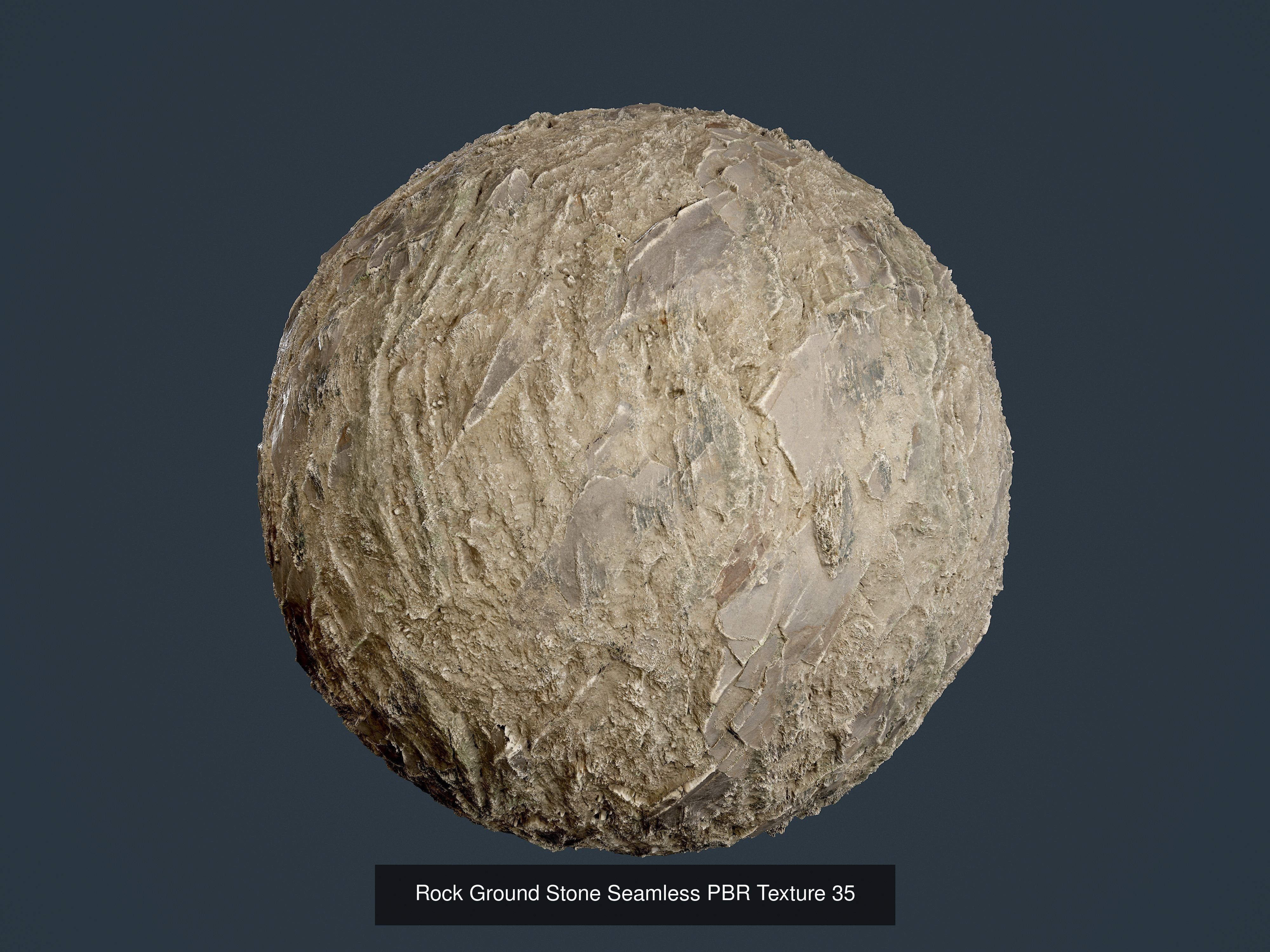 35 Rock Ground Seamless PBR Textures Texture_39