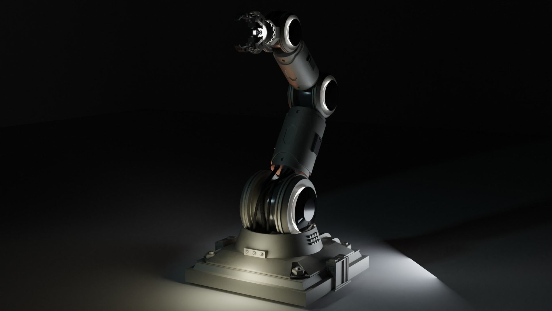 Mechanical Arm 3D model_1