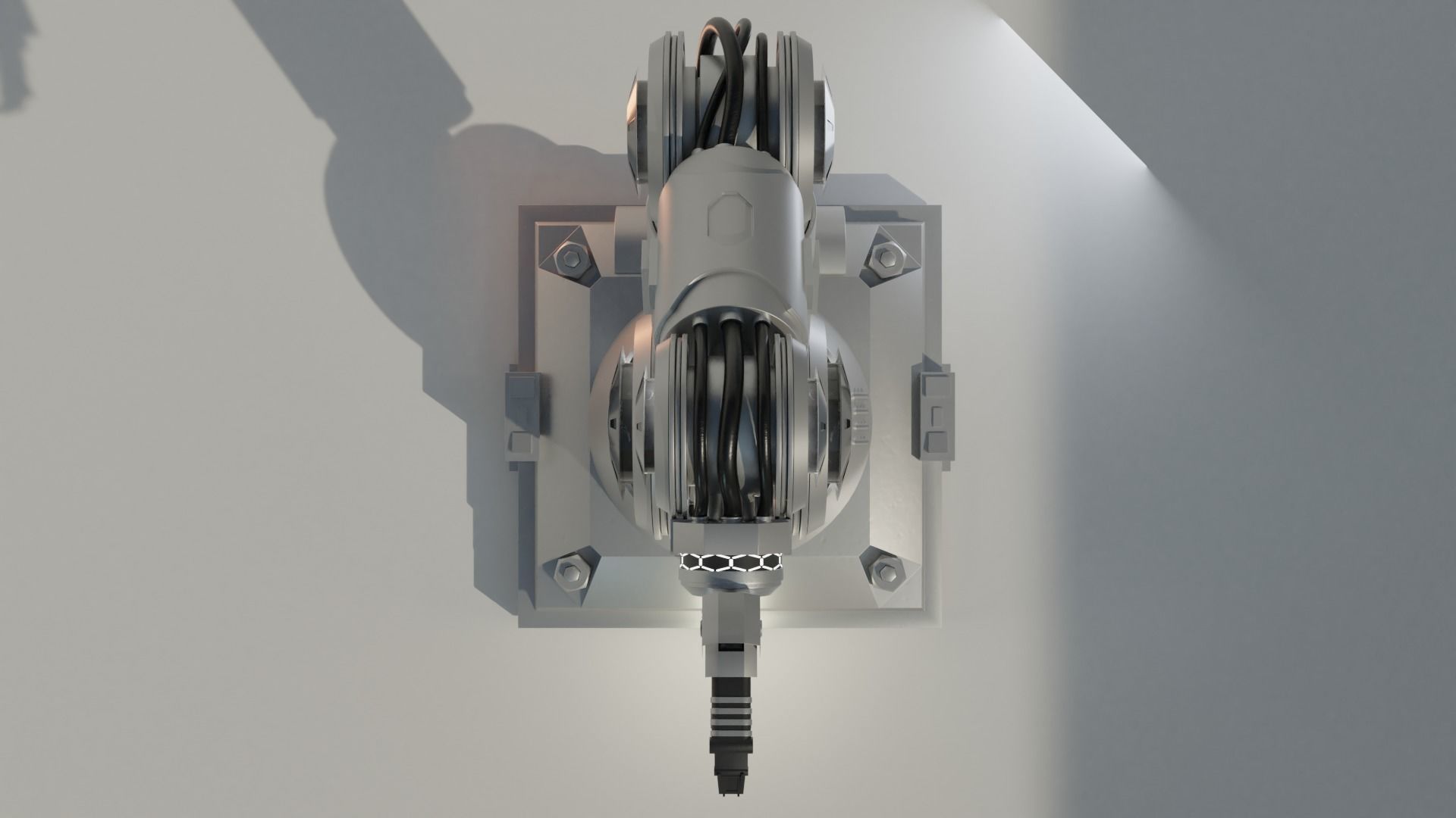 Mechanical Arm 3D model_10