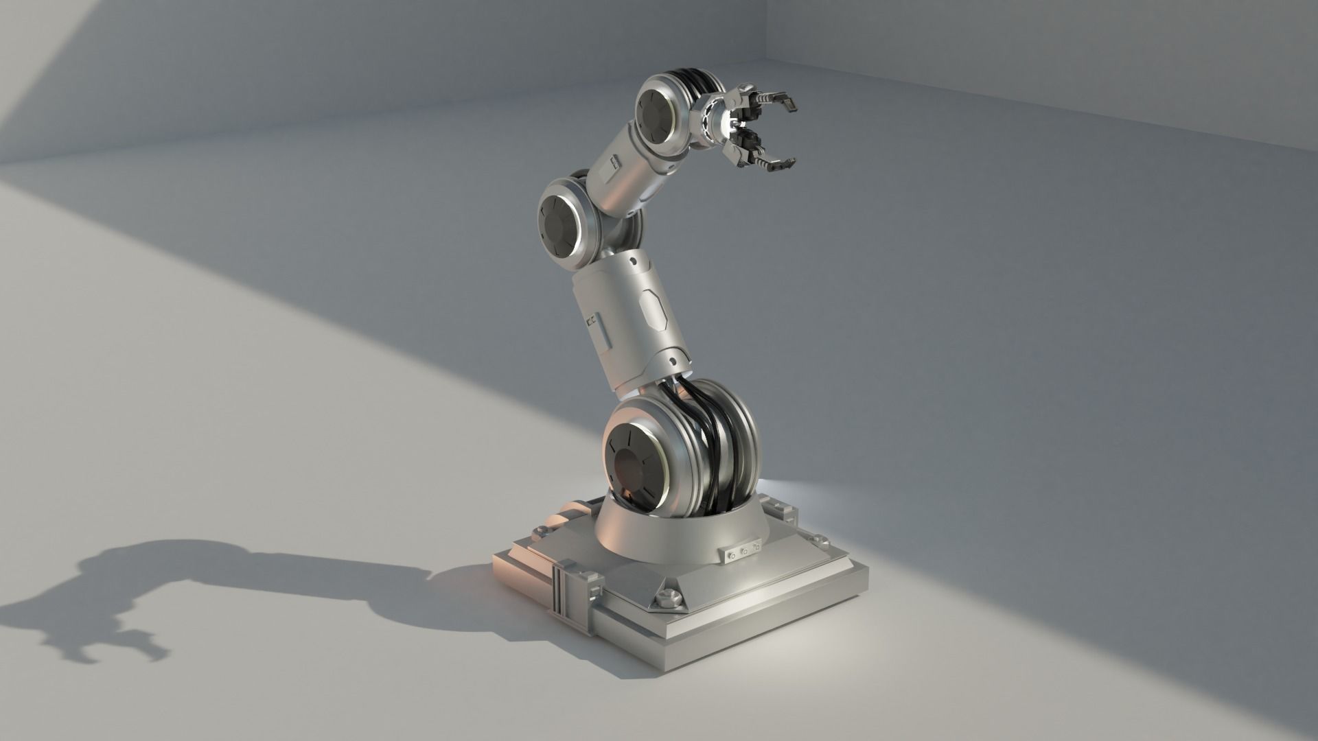 Mechanical Arm 3D model_8
