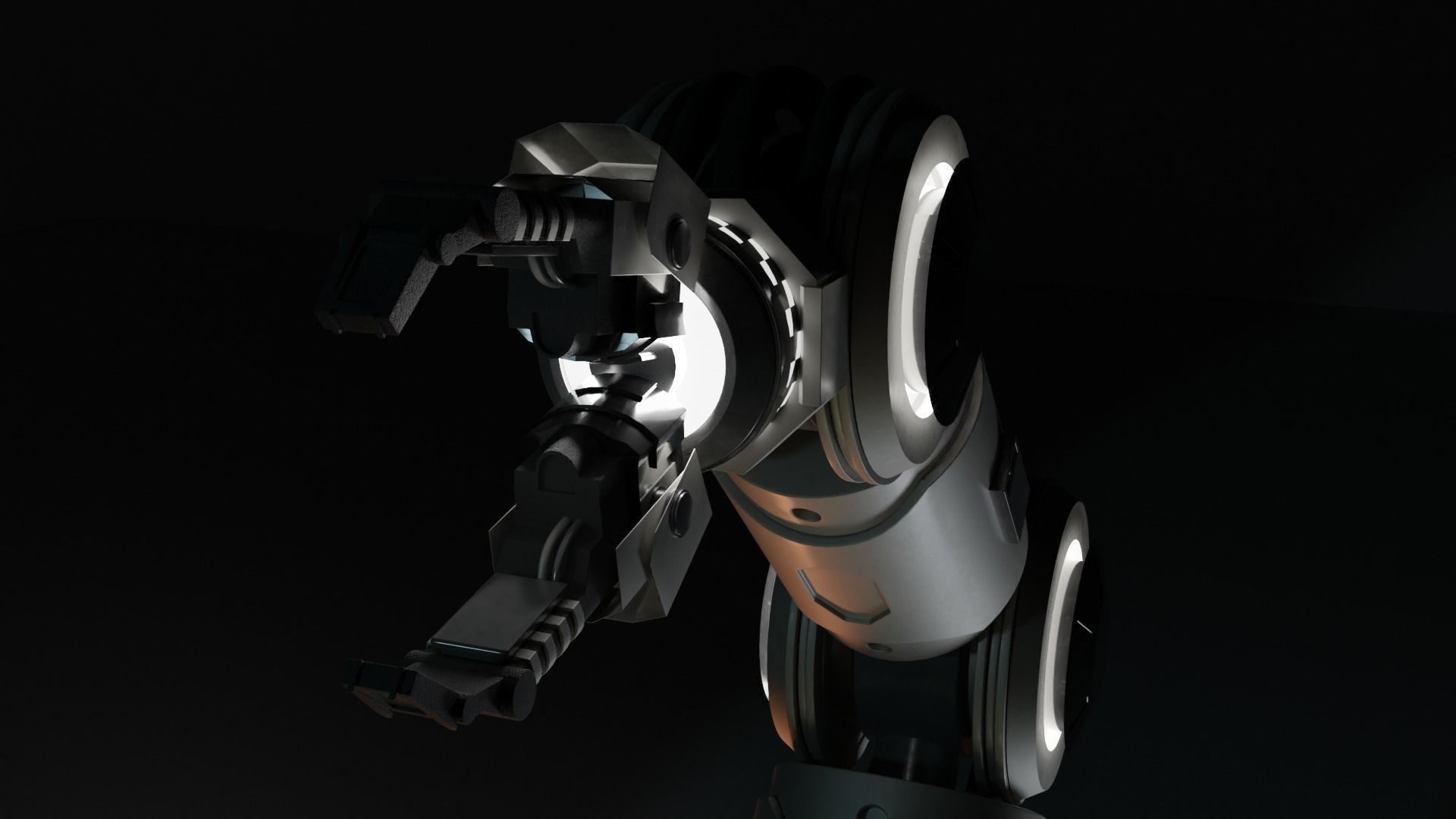 Mechanical Arm 3D model_12