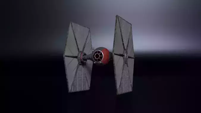 First Order TIE Fighters Low-poly 3D model