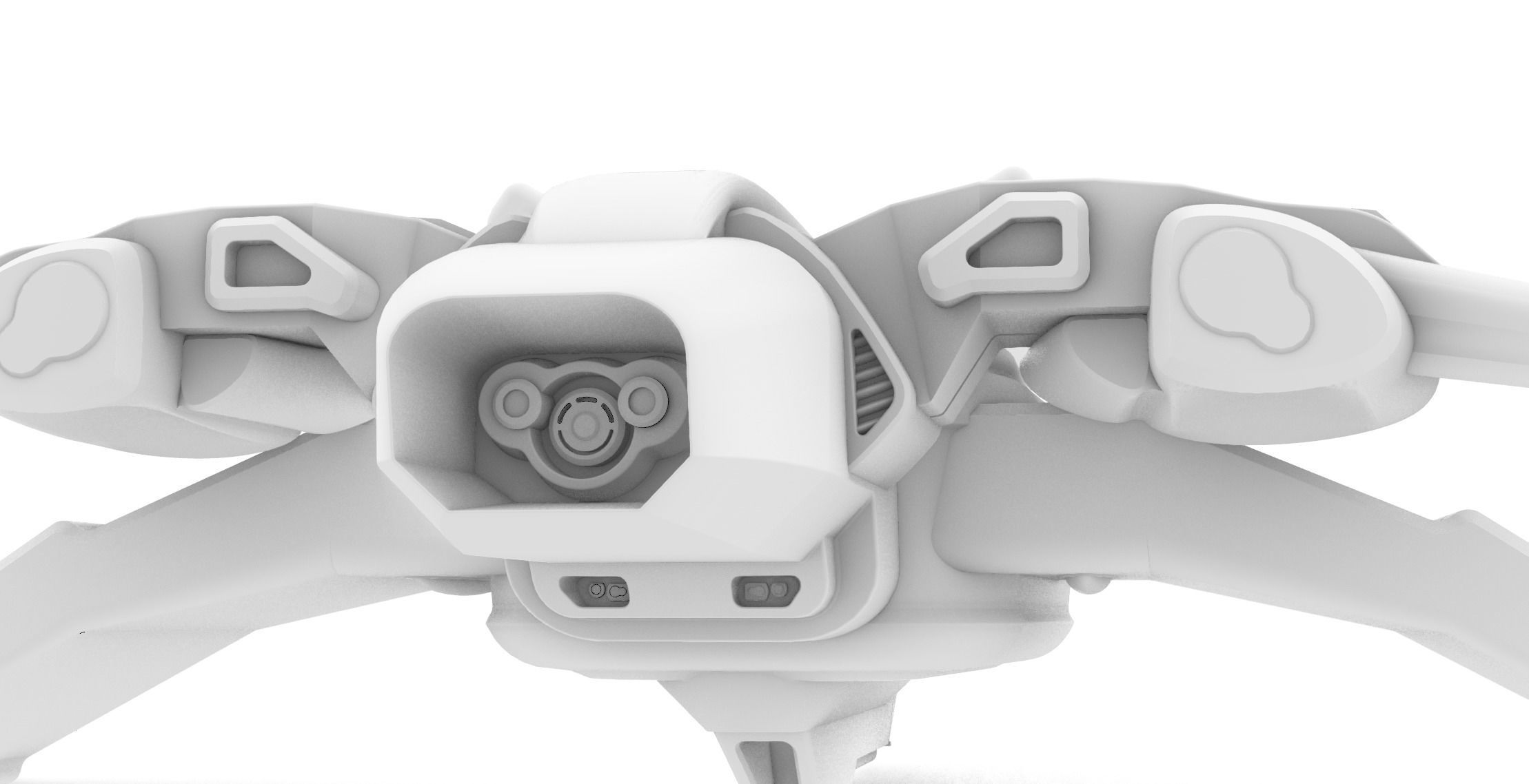 large light speed for long distance space jumping space shuttle 3D model_14