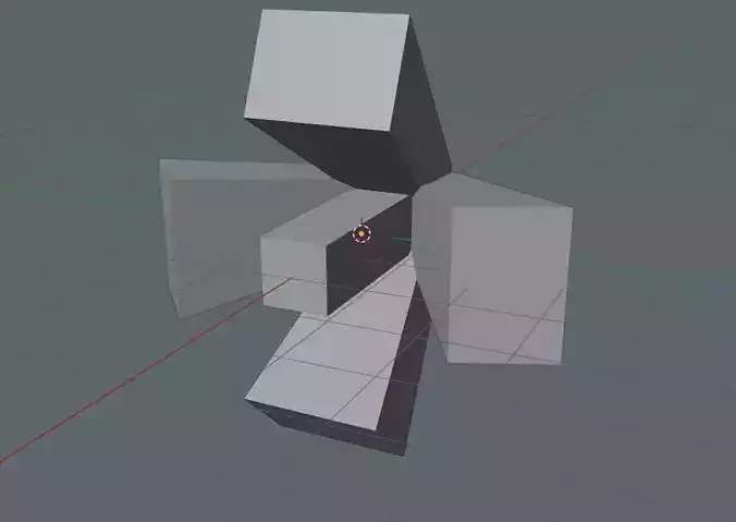 Si-Fi low poly muzzle flash