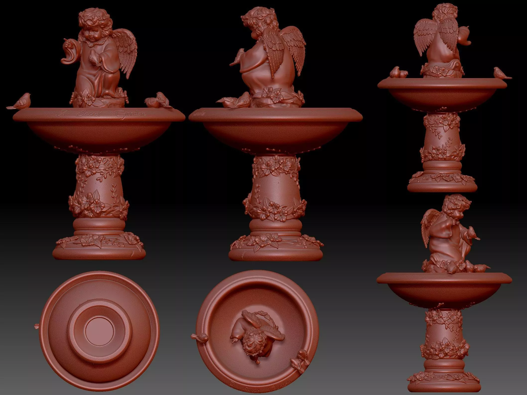 Garden sculpture Free 3D print model