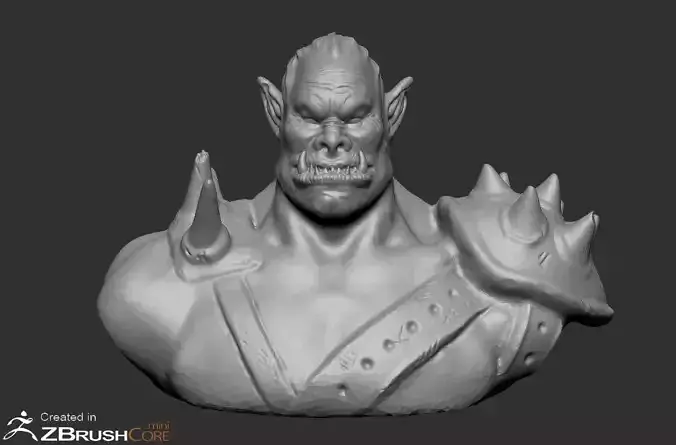 Orc Bust