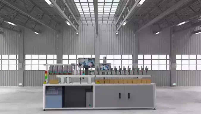 Sorting machine 3D model