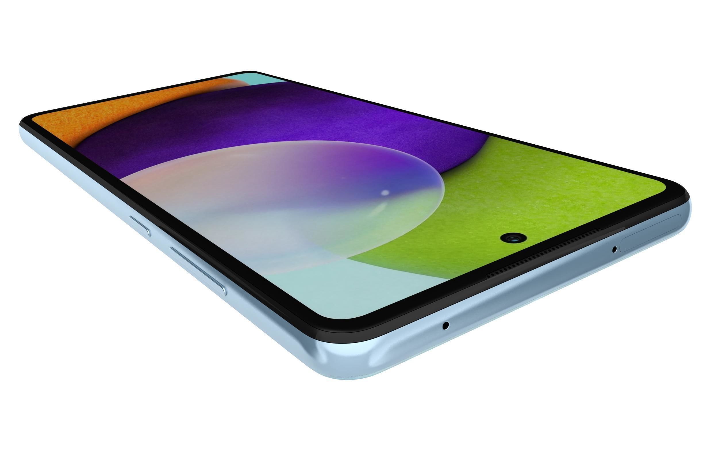 Samsung Galaxy A52 Awesome Blue 3D model_13