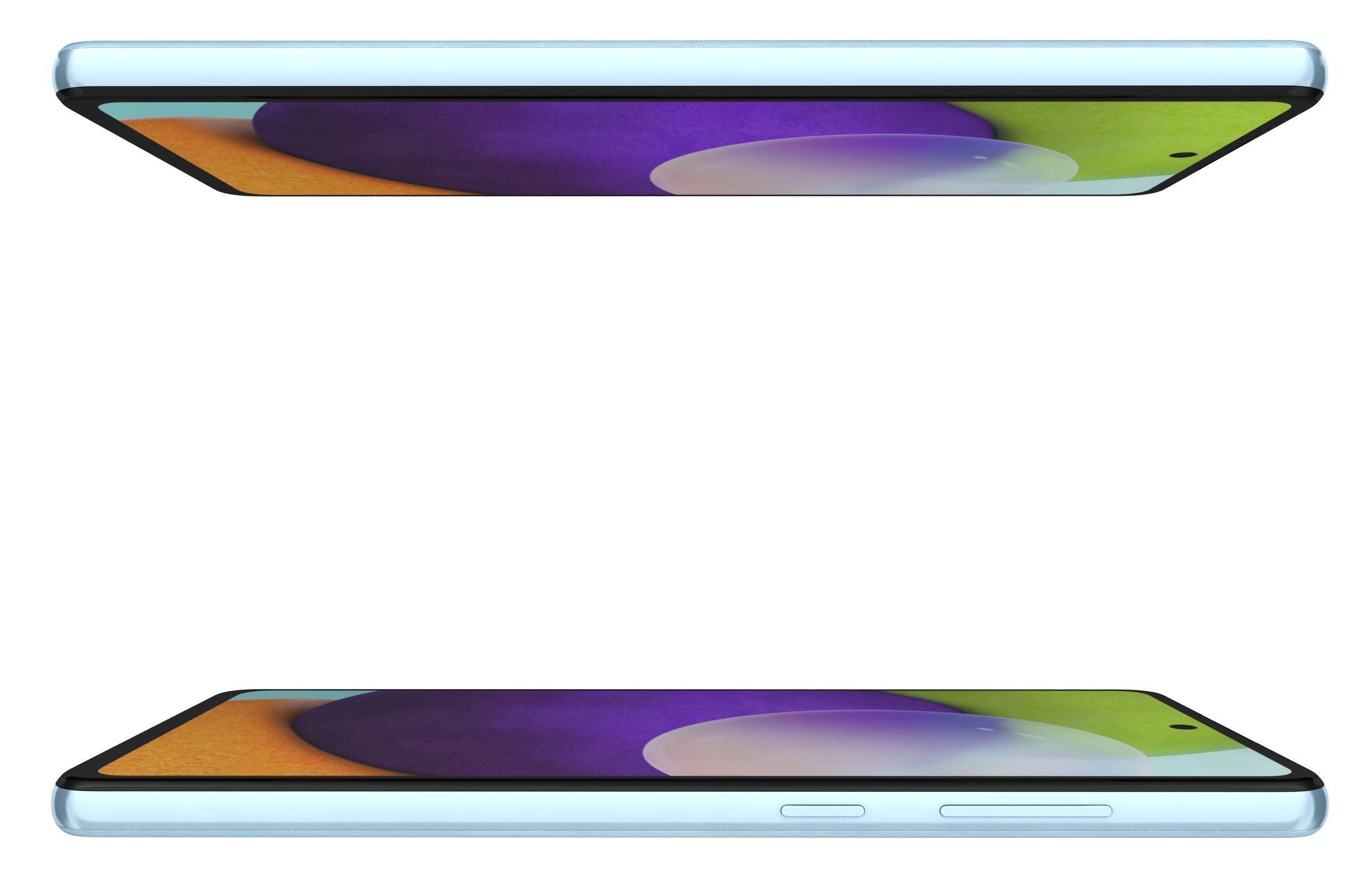Samsung Galaxy A52 Awesome Blue 3D model_9