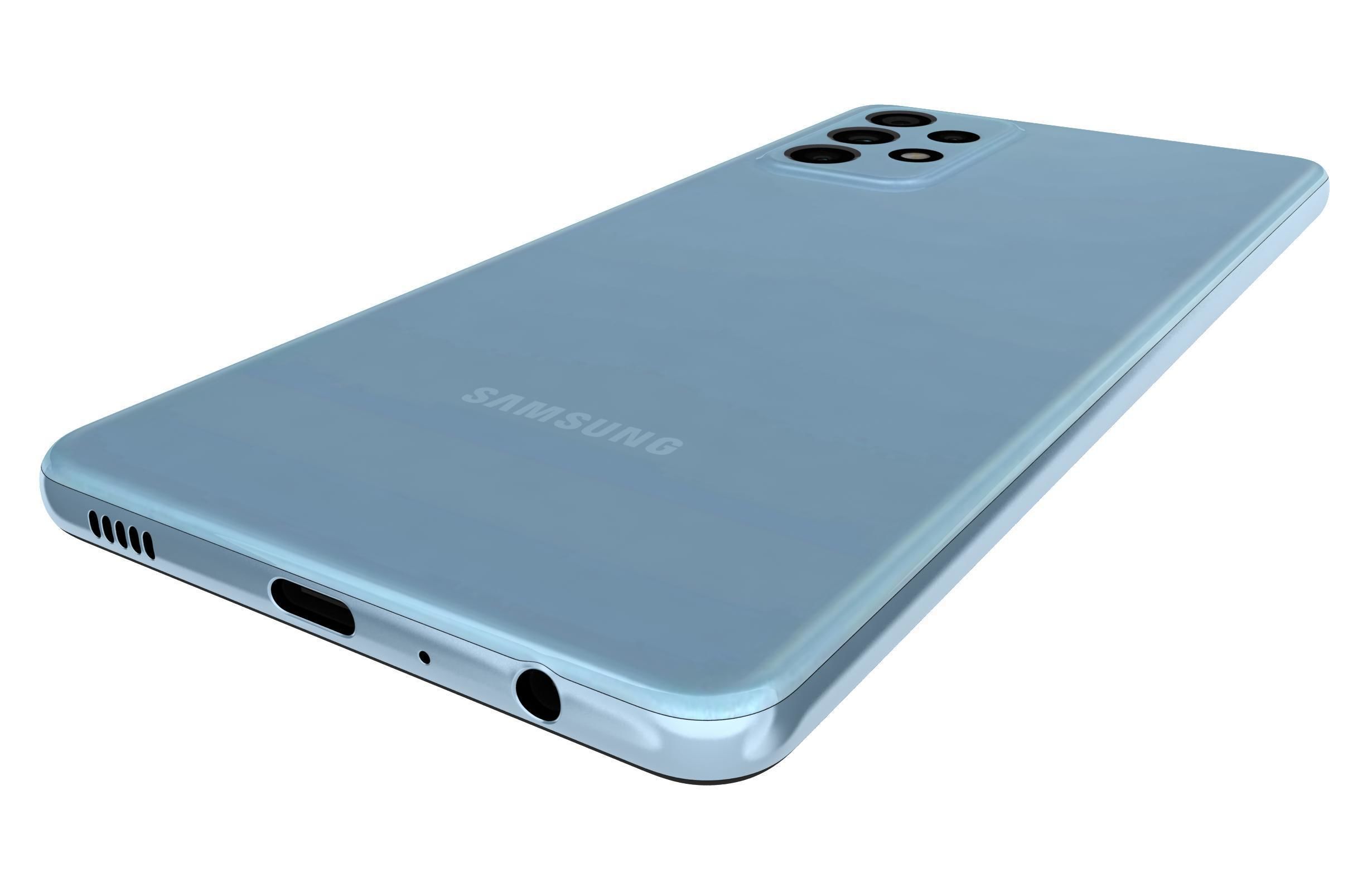 Samsung Galaxy A52 Awesome Blue 3D model_14