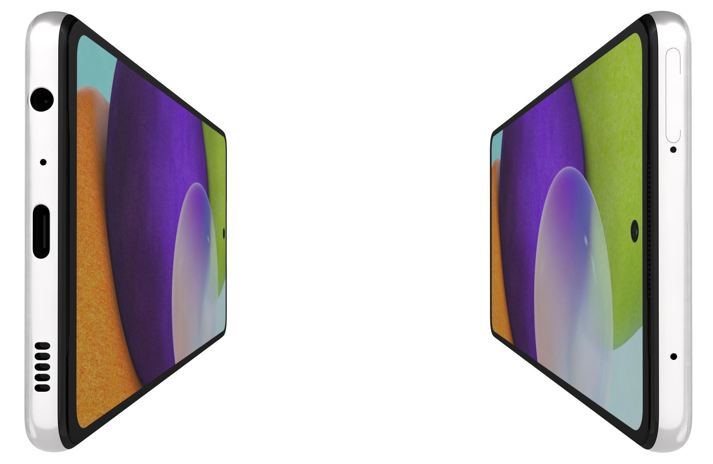 Samsung Galaxy A52 Awesome White 3D model_11