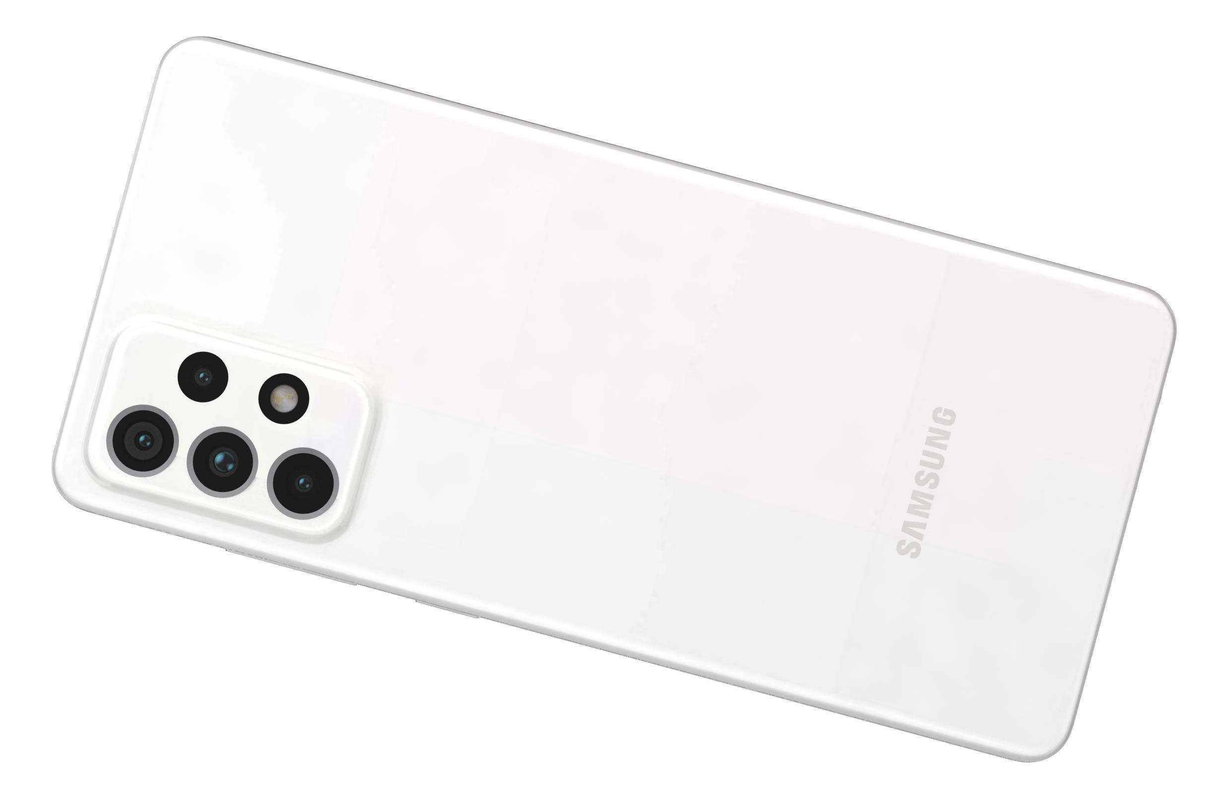 Samsung Galaxy A52 Awesome White 3D model_9