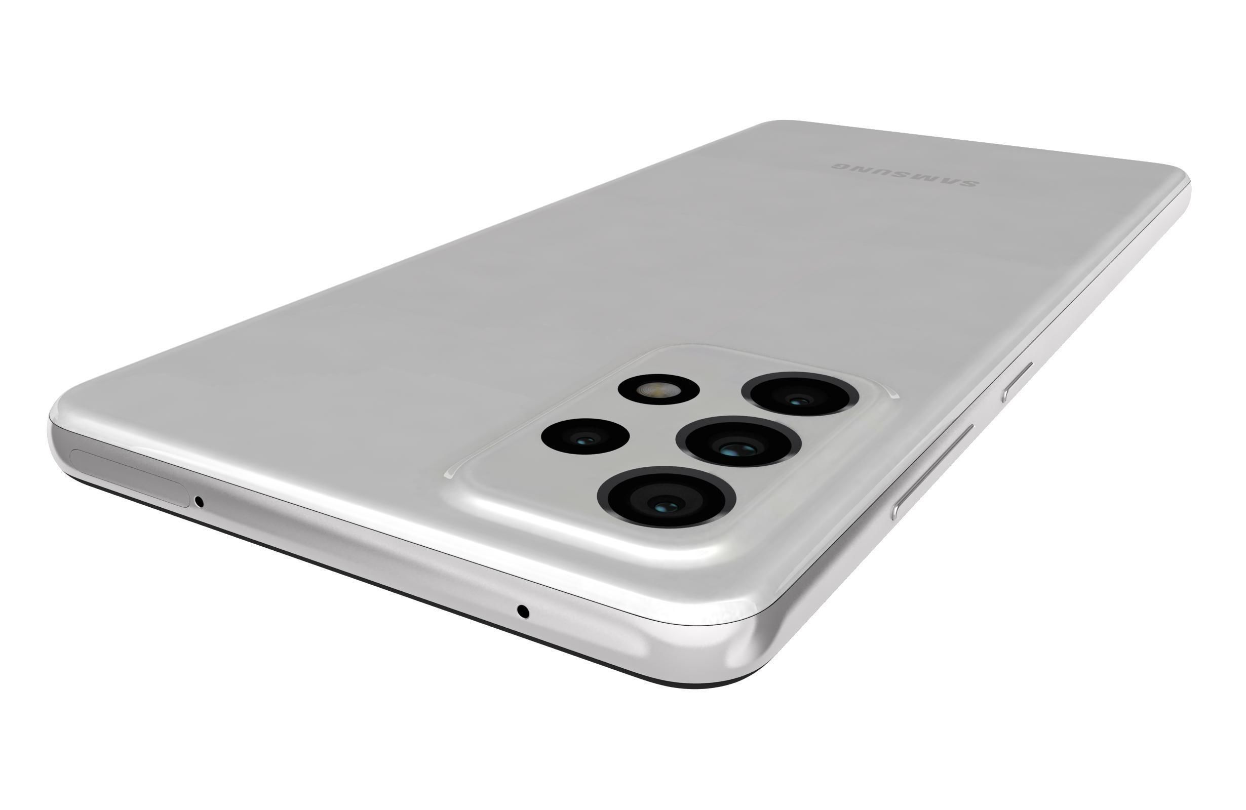 Samsung Galaxy A52 Awesome White 3D model_15