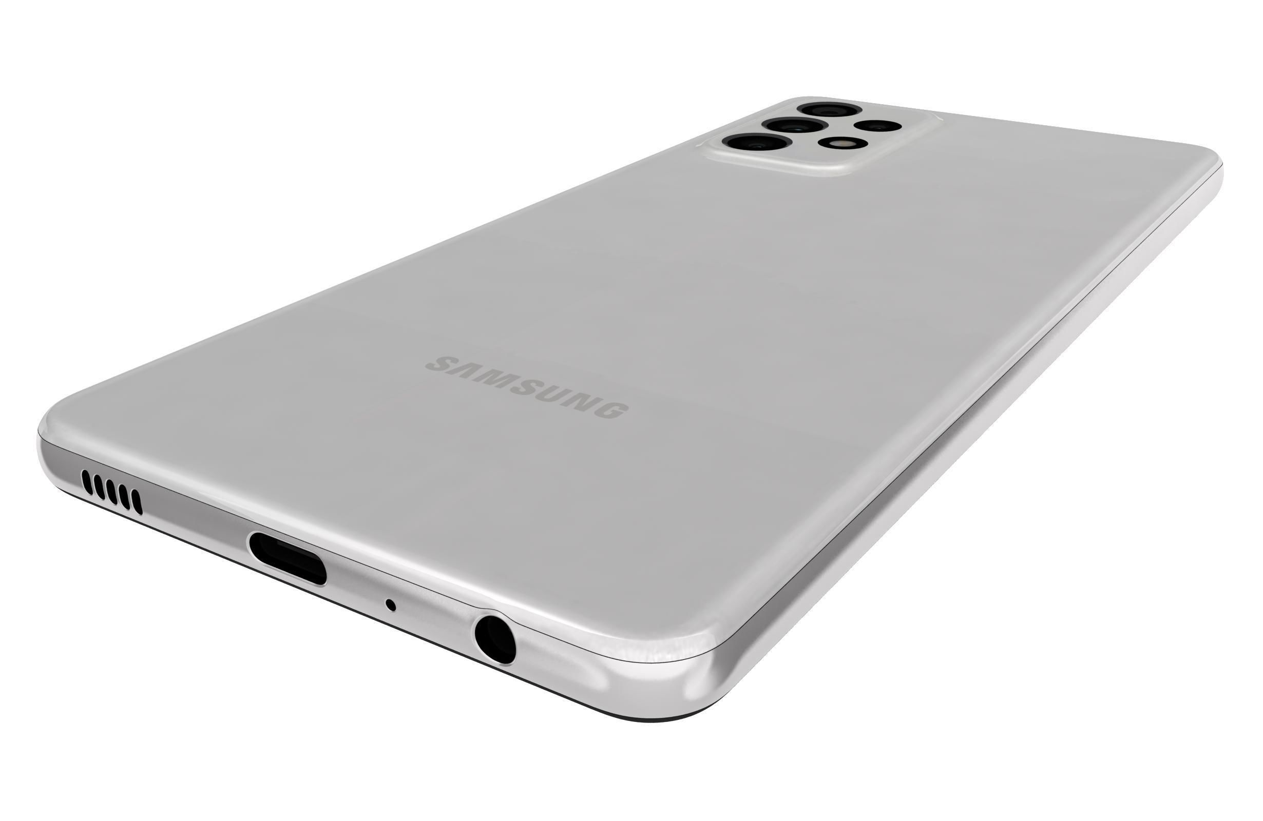 Samsung Galaxy A52 Awesome White 3D model_14