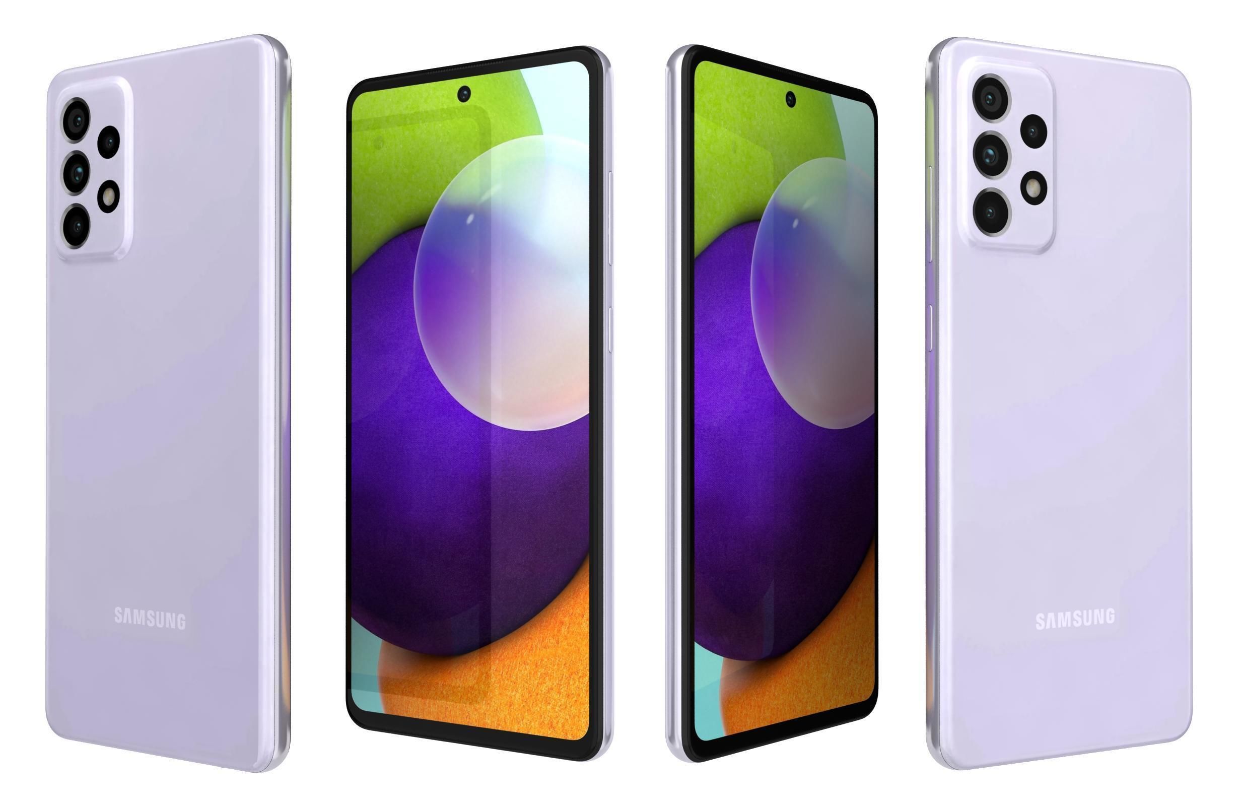 Samsung Galaxy A52 All Colors 3D model_20