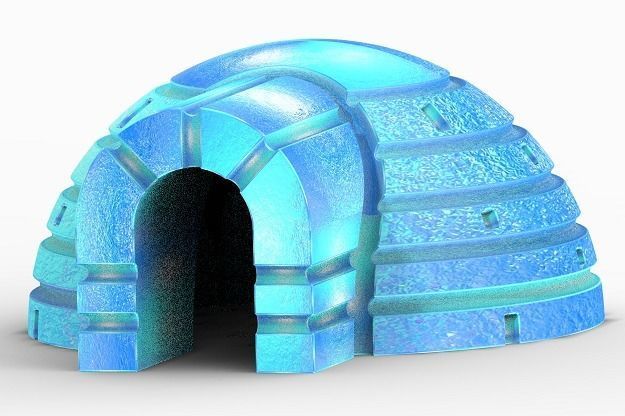 Igloo Ice House 3D print model_1