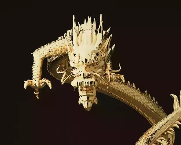 Asian dragon model