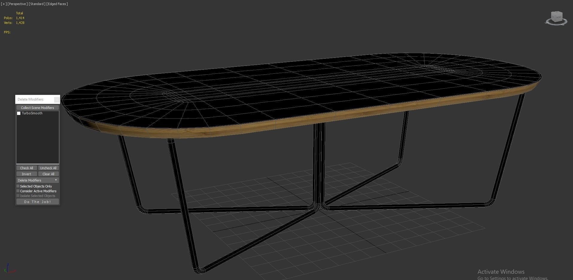 Array Coffee Table Oval 3D model | CGTrader