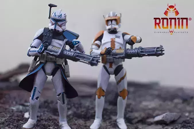 Z6 Rotary blaster minigun clone wars