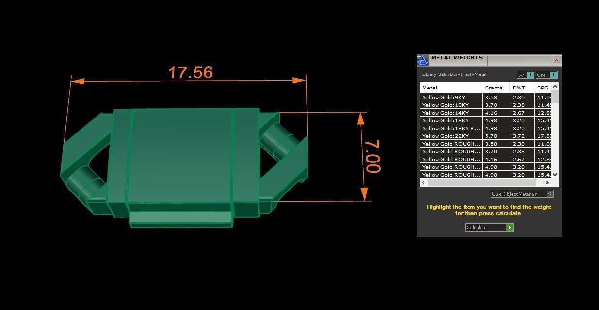 Cuban Chain Link Box Style 7MM WIDTH  3D print model_9