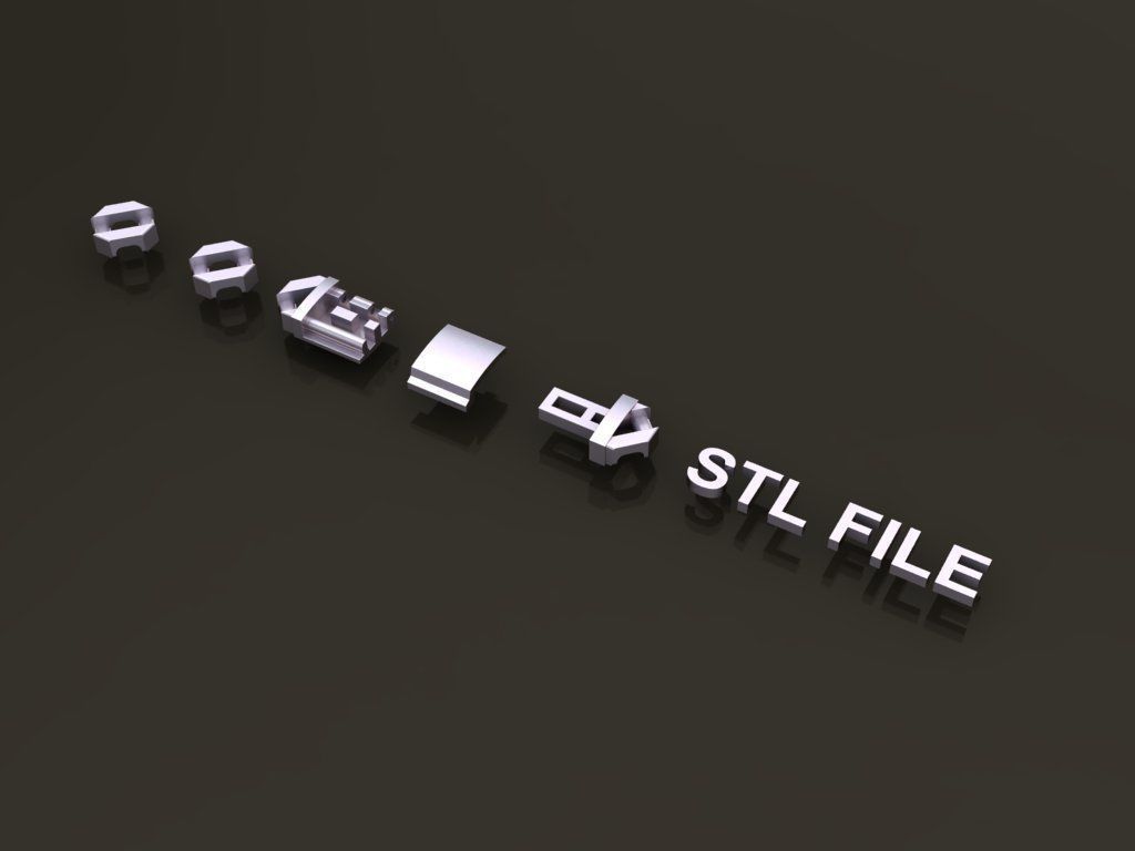 Cuban Chain Link Box Style 8MM WIDTH 3D print model_7