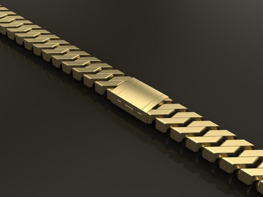 Cuban Chain Link Box Style 8MM WIDTH 3D print model_5