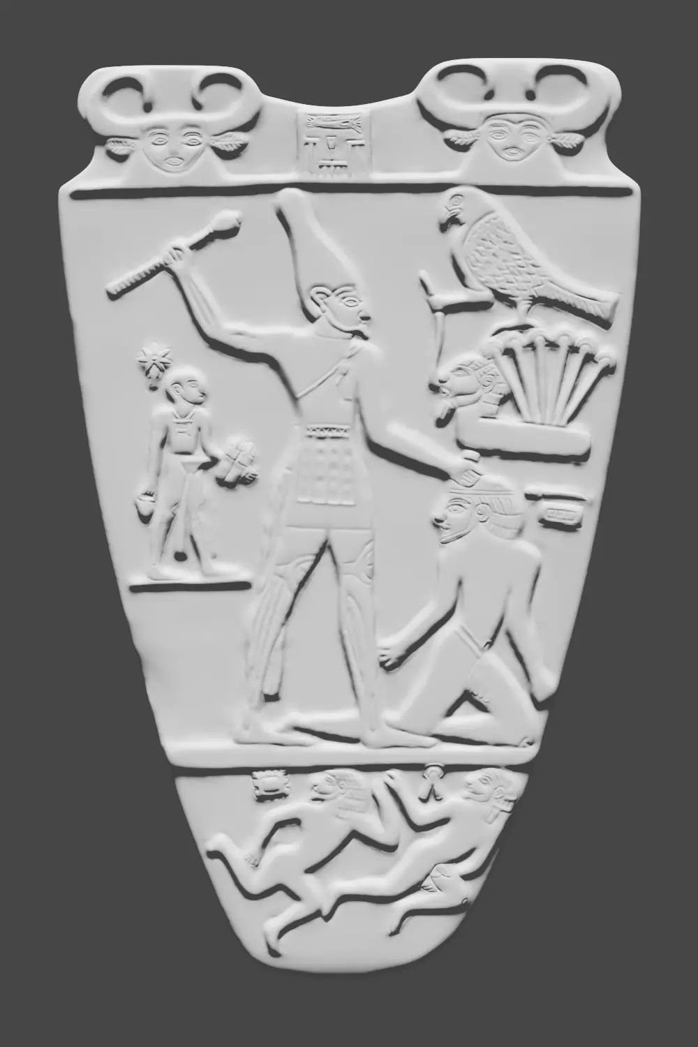 Narmer Palette 3D print model_0
