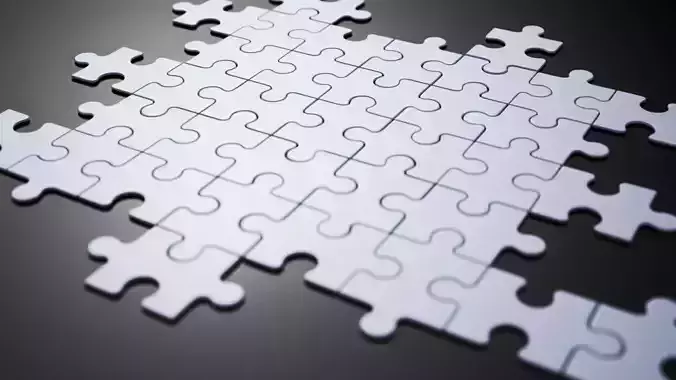 Jigsaw Puzzle 3D model 3D model