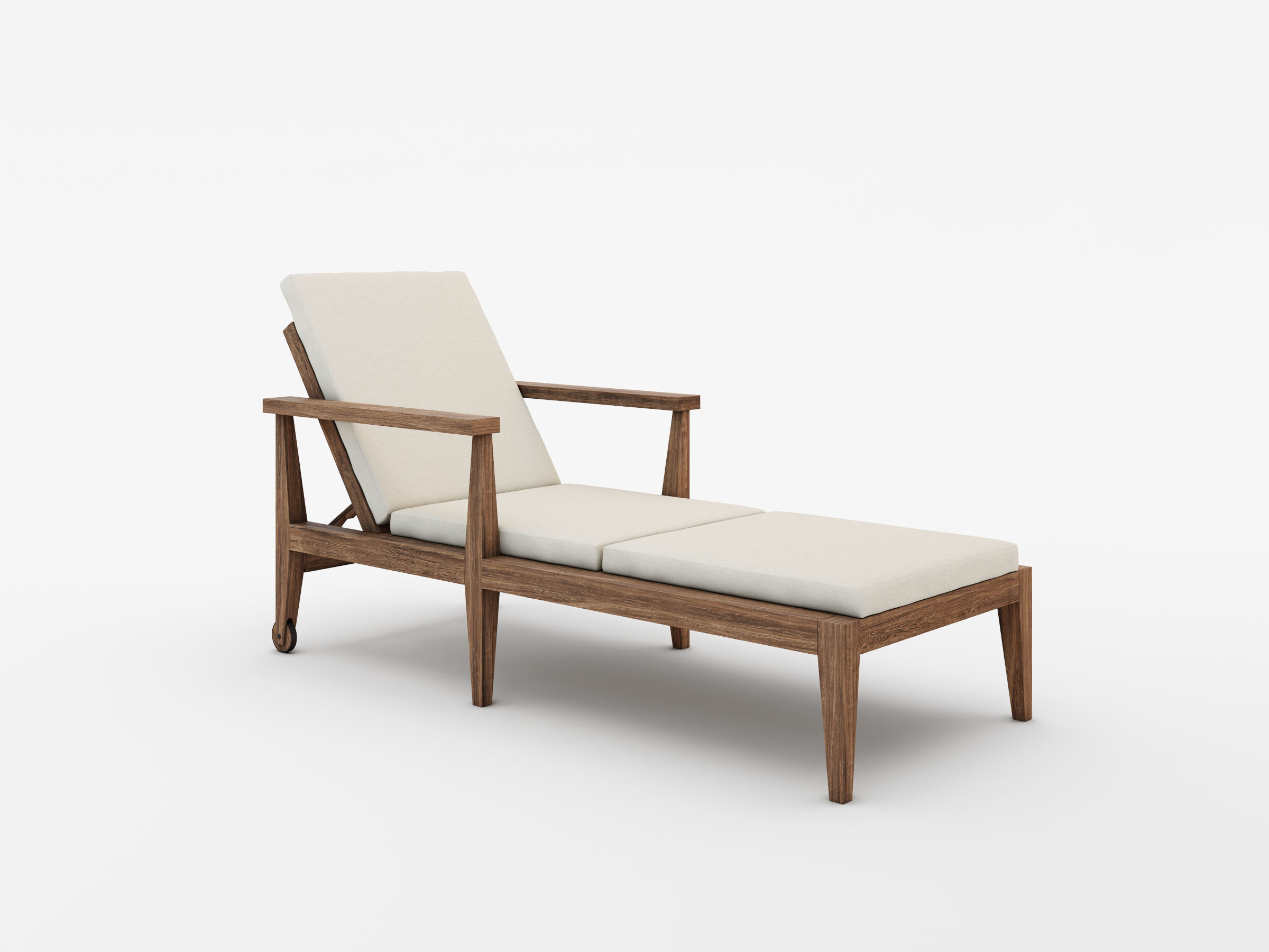 WEST ELM JARDINE OUTDOOR FURNITURE SET 3D model_11