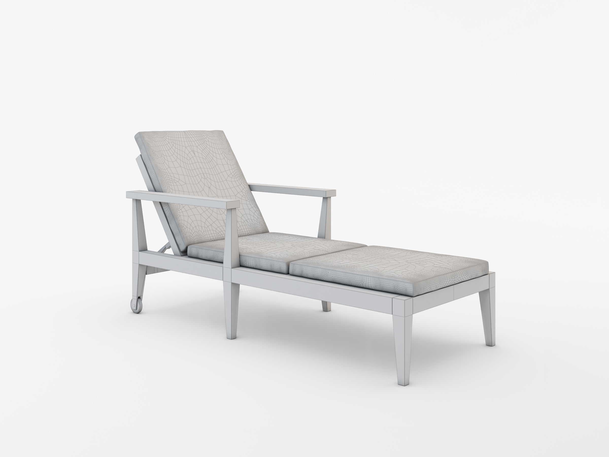 WEST ELM JARDINE OUTDOOR FURNITURE SET 3D model_12
