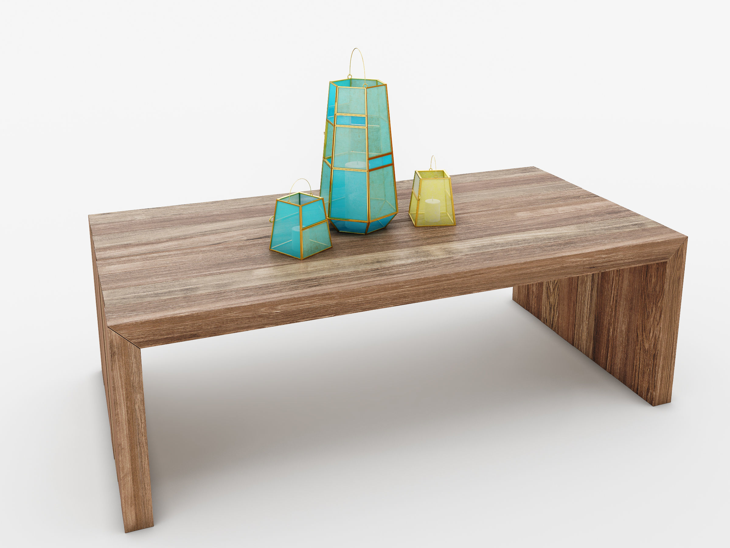 WEST ELM JARDINE OUTDOOR FURNITURE SET 3D model_19
