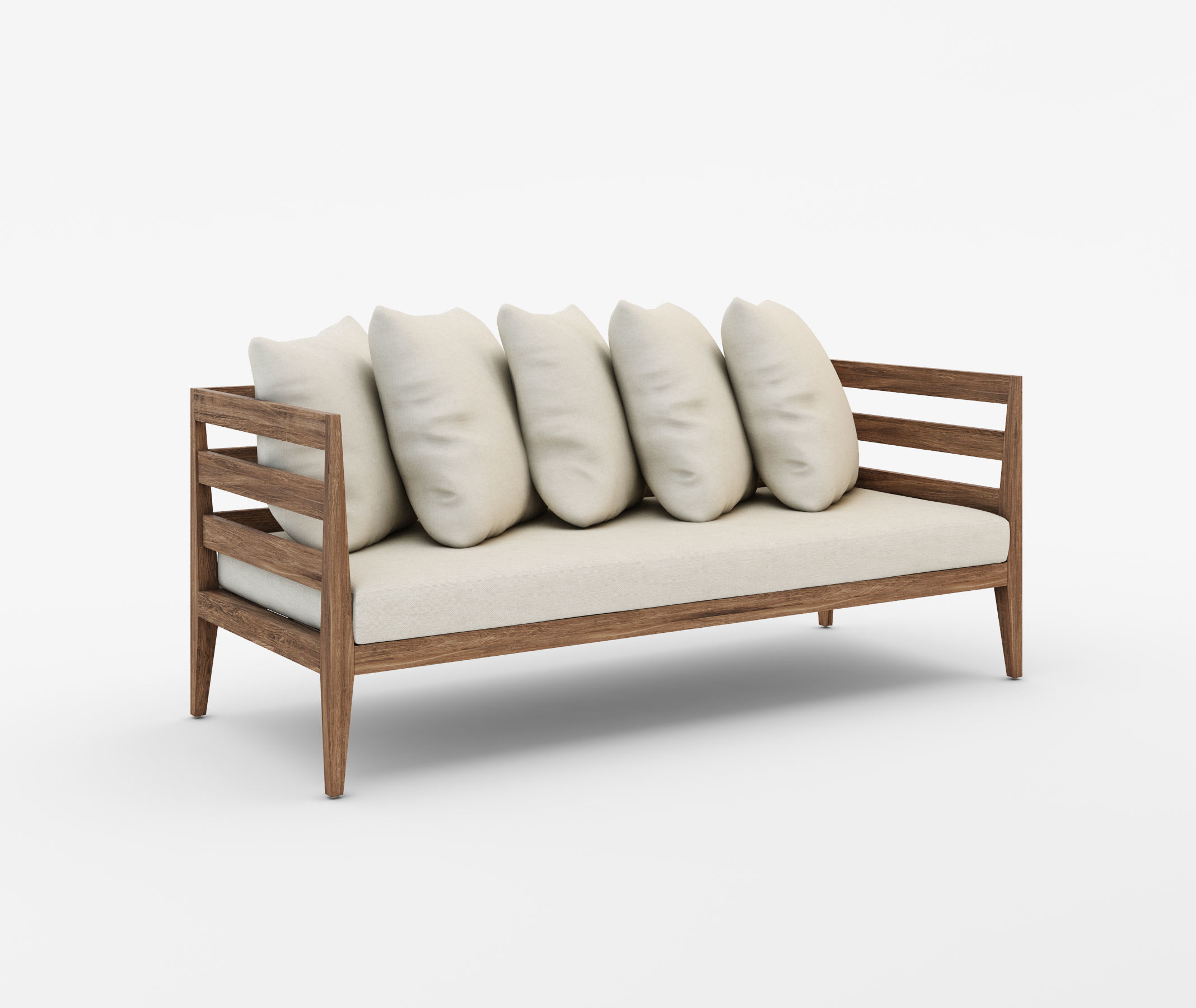 WEST ELM JARDINE OUTDOOR FURNITURE SET 3D model_5