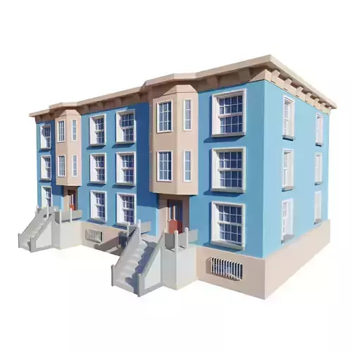 Low Poly Apartment building