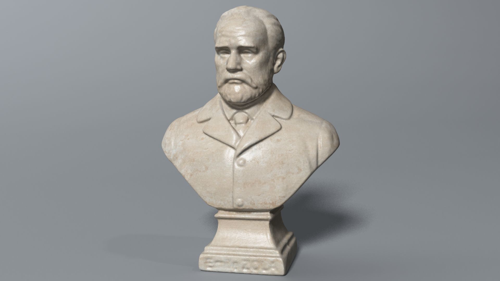 Zola Bust 3D model_1