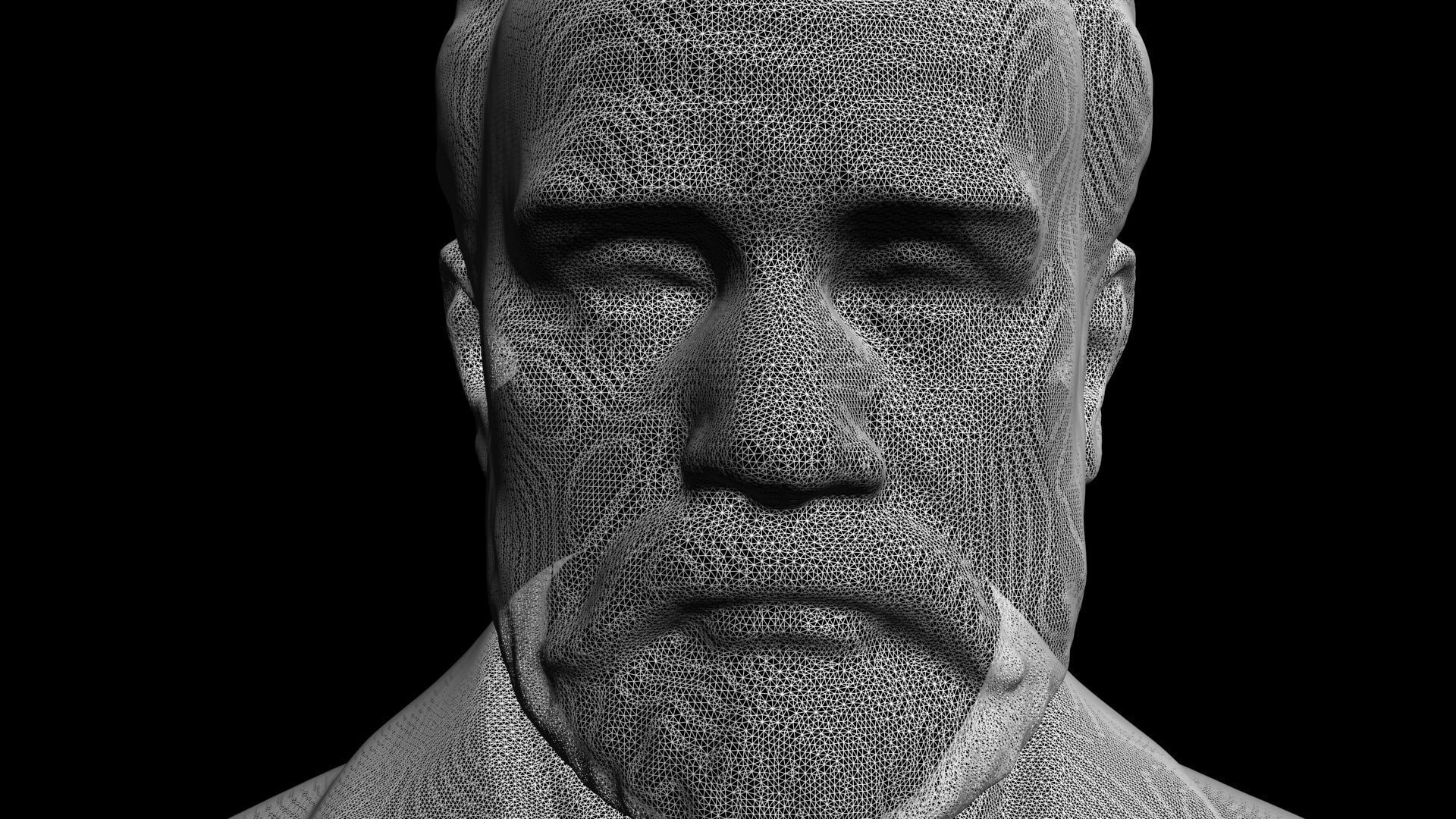 Zola Bust 3D model_6