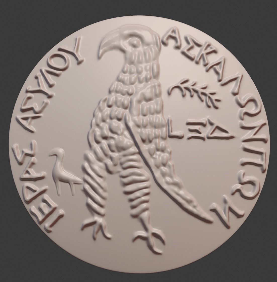 Egyptian coin - 3d printing 3D print model_4