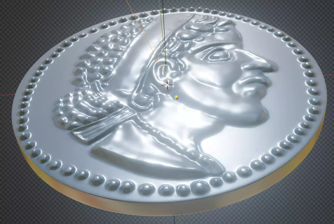 Egyptian coin - 3d printing 3D print model_0