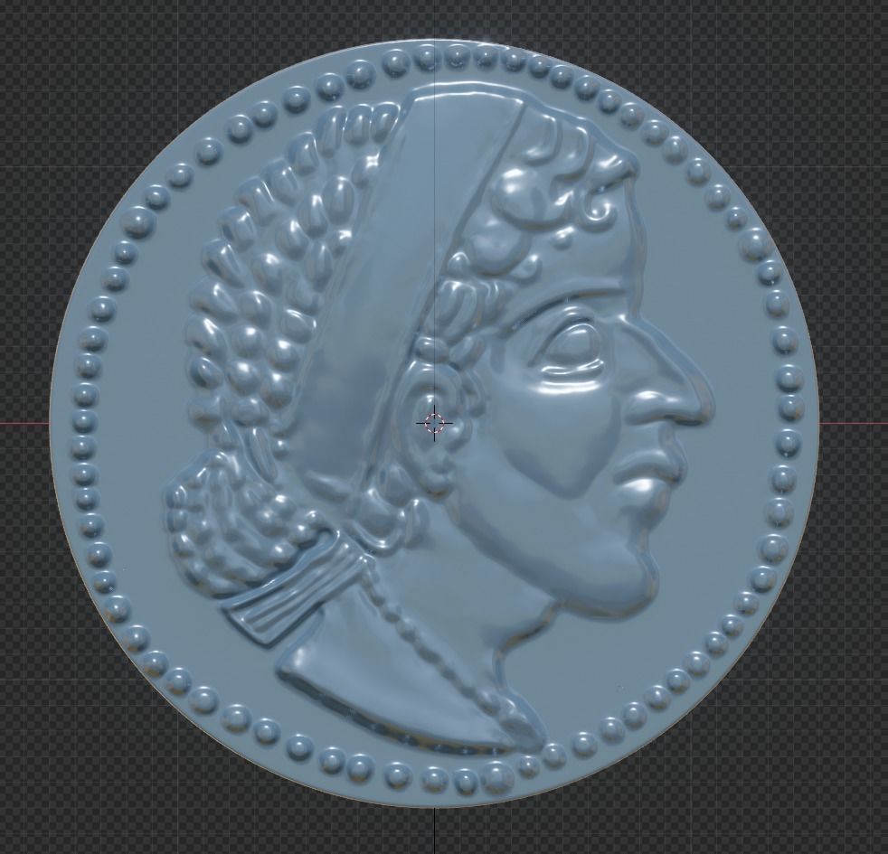 Egyptian coin - 3d printing 3D print model_1