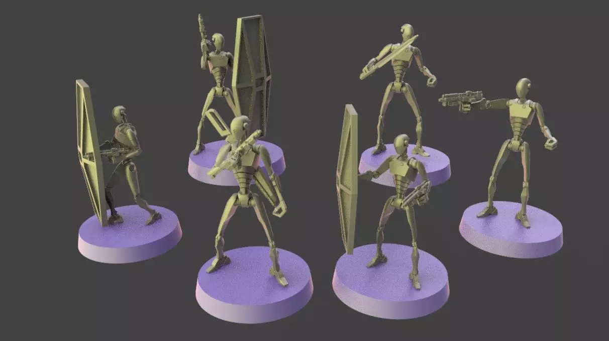 Star wars legion BX droids 3D print model_0