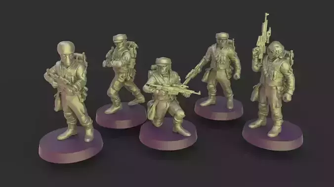 Star wars legion rebels Presupported included