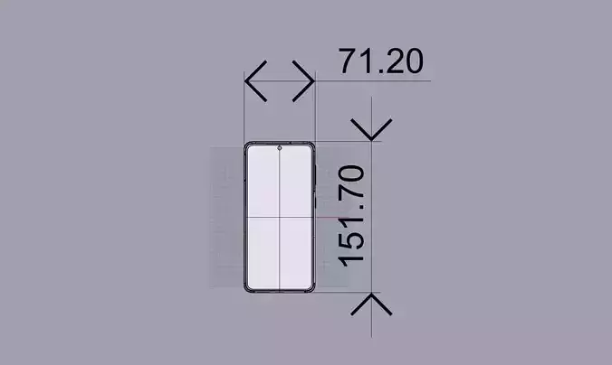 Samsung Galaxy S21 3D model-Rhino modeling 3D model