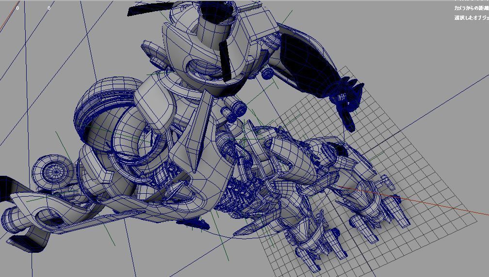 sci robot 3D model_3