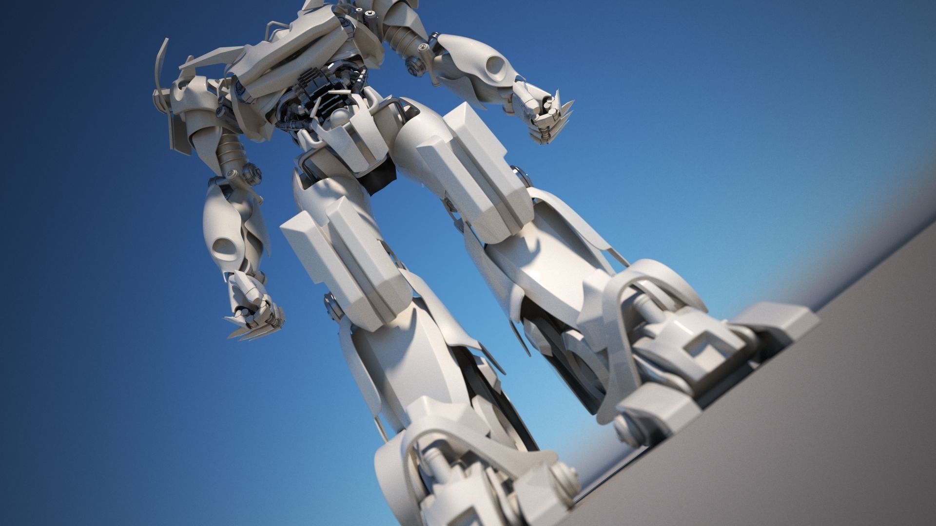 sci robot 3D model_6