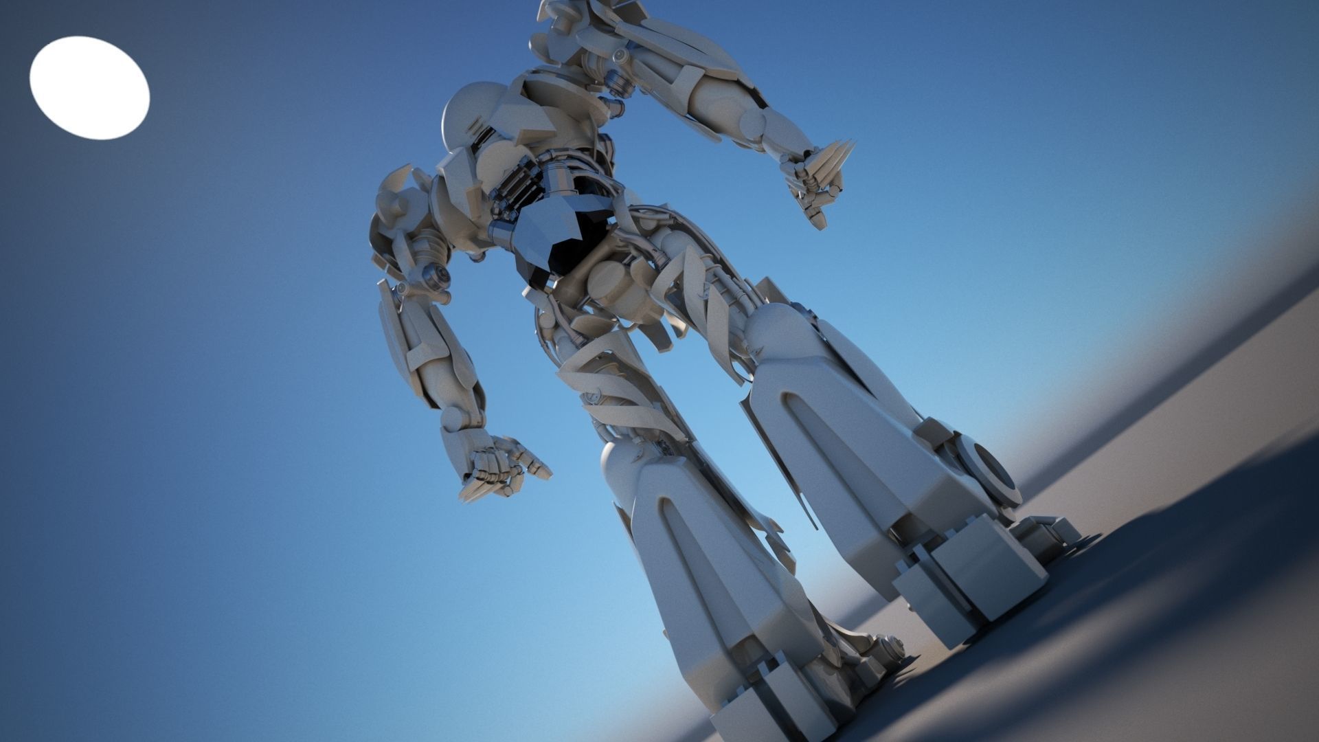 sci robot 3D model_4