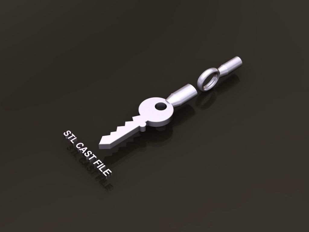 Key Pendant Style 1 3D print model_5