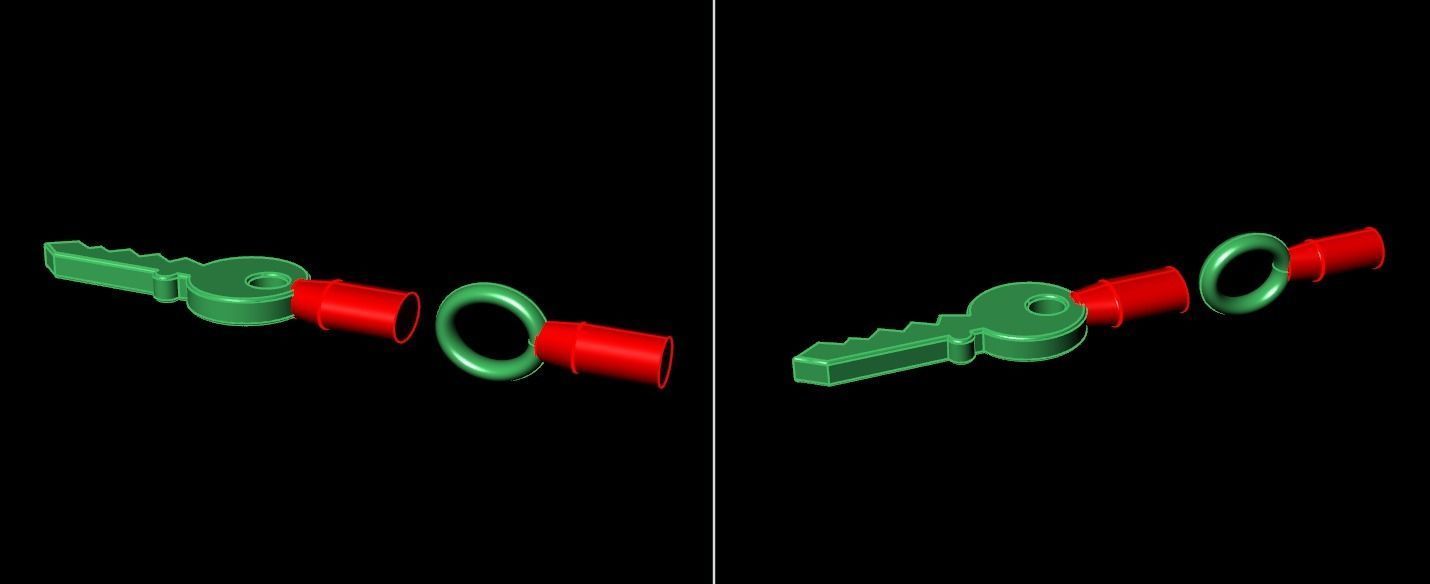 Key Pendant Style 1 3D print model_10